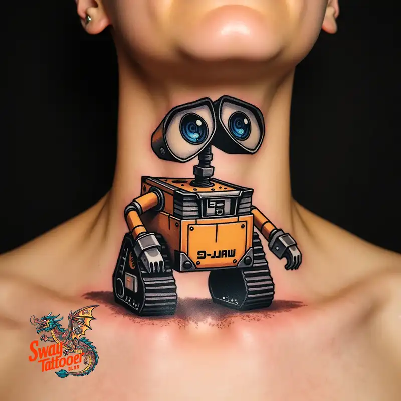 100 Wall-E Tattoo Designs: Love, Curiosity, and Robots 31 wall-e tattoo