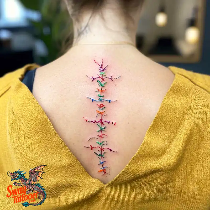 120 Stitches Tattoo Design Ideas: Art of Self-Expression 97 stitches tattoo