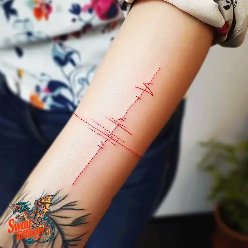 120 Stitches Tattoo Design Ideas: Art of Self-Expression 14 stitches tattoo