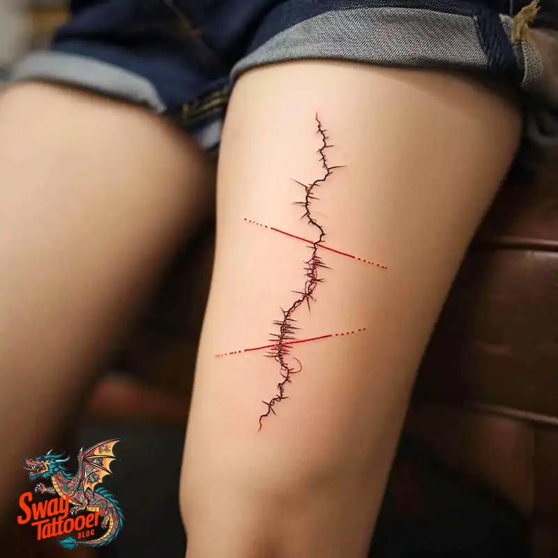 120 Stitches Tattoo Design Ideas: Art of Self-Expression 10 stitches tattoo