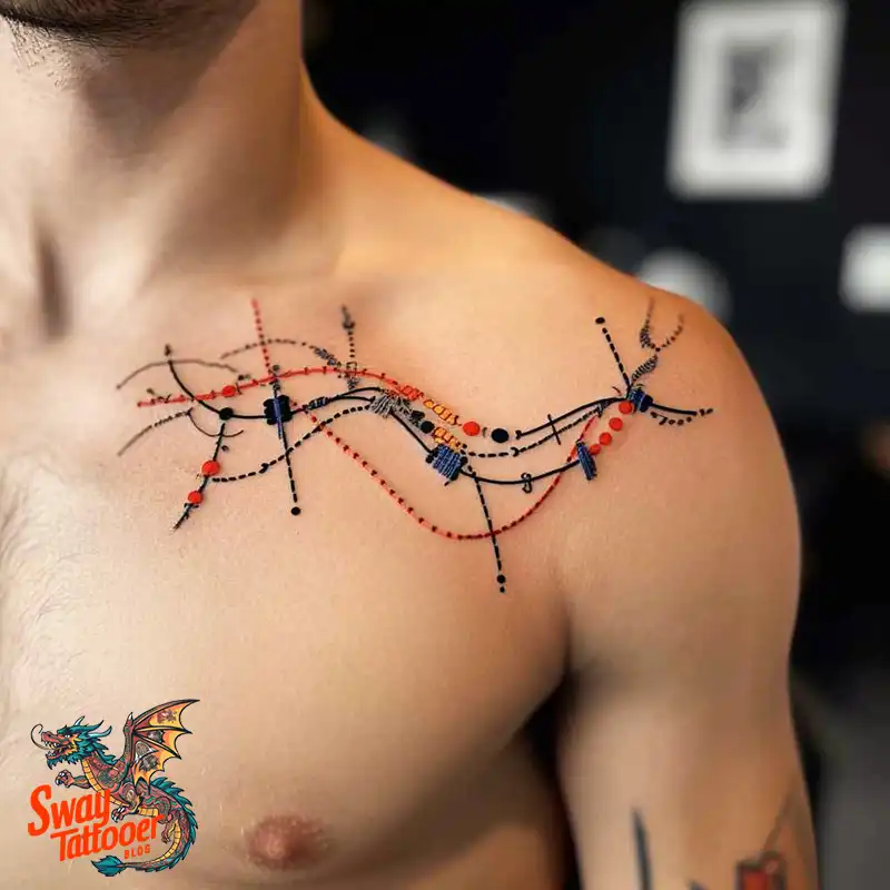 120 Stitches Tattoo Design Ideas: Art of Self-Expression 3 stitches tattoo
