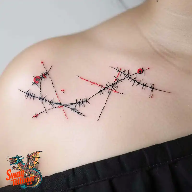 120 Stitches Tattoo Design Ideas: Art of Self-Expression 2 stitches tattoo