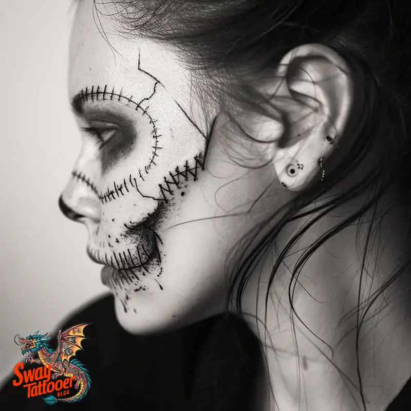 120 Stitches Tattoo Design Ideas: Art of Self-Expression 109 stitches tattoo