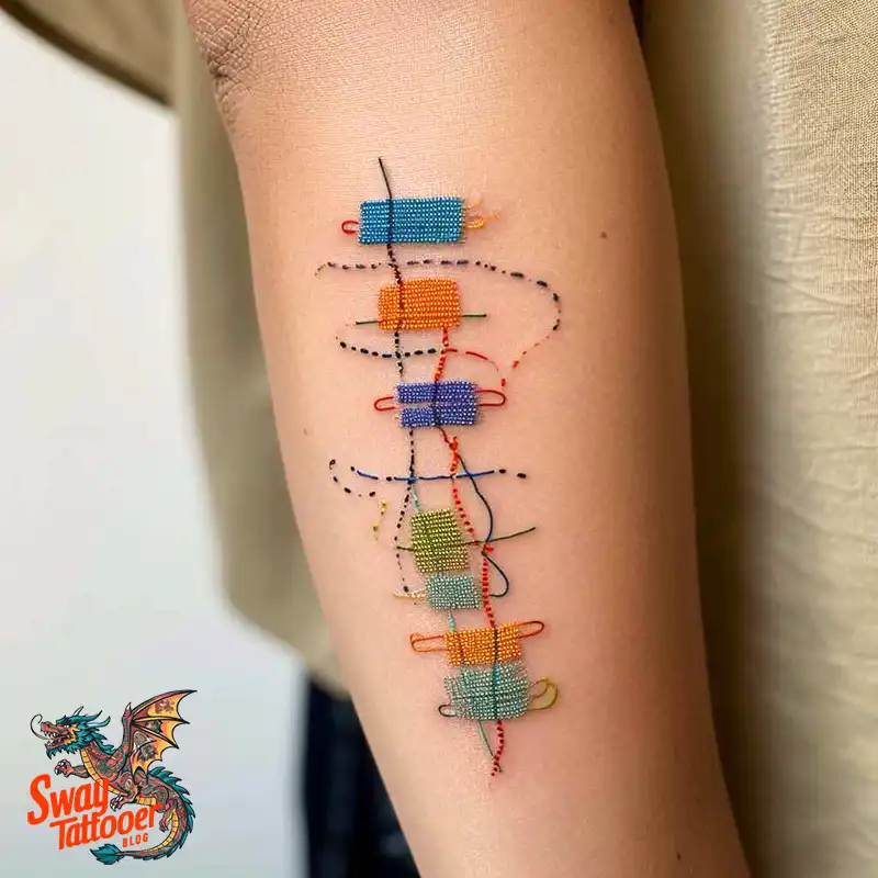 120 Stitches Tattoo Design Ideas: Art of Self-Expression 111 stitches tattoo