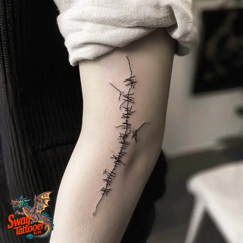 120 Stitches Tattoo Design Ideas: Art of Self-Expression 89 stitches tattoo
