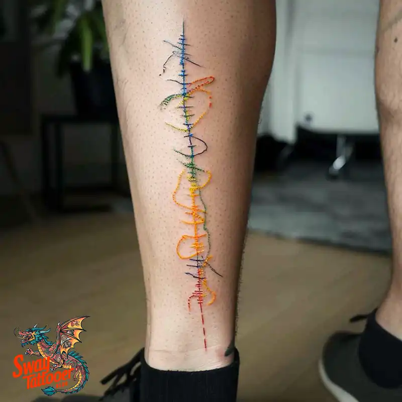 120 Stitches Tattoo Design Ideas: Art of Self-Expression 79 stitches tattoo