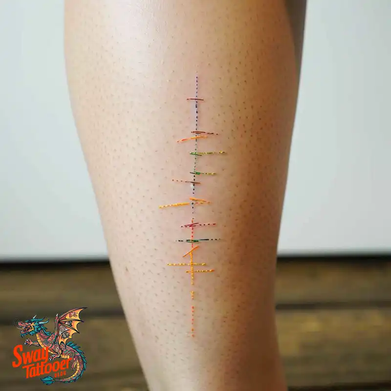 120 Stitches Tattoo Design Ideas: Art of Self-Expression 77 stitches tattoo
