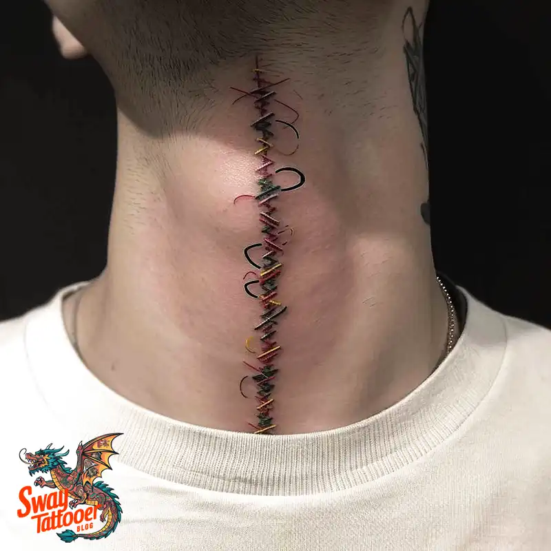 120 Stitches Tattoo Design Ideas: Art of Self-Expression 69 stitches tattoo