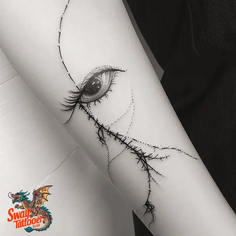 120 Stitches Tattoo Design Ideas: Art of Self-Expression 102 stitches tattoo
