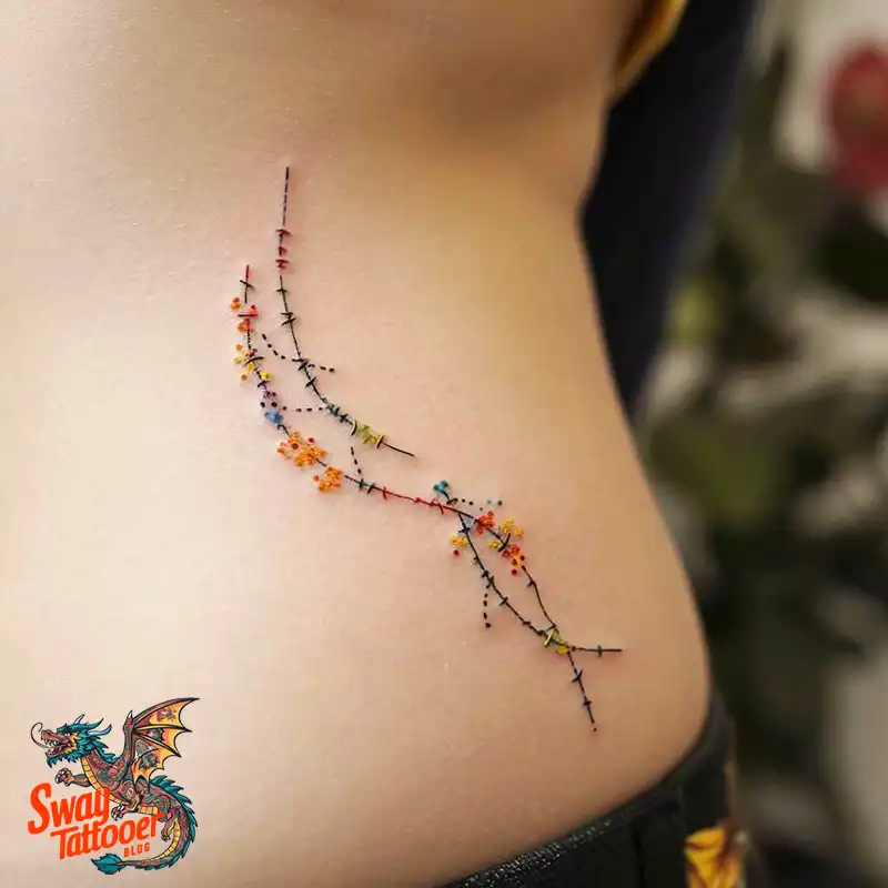 120 Stitches Tattoo Design Ideas: Art of Self-Expression 66 stitches tattoo