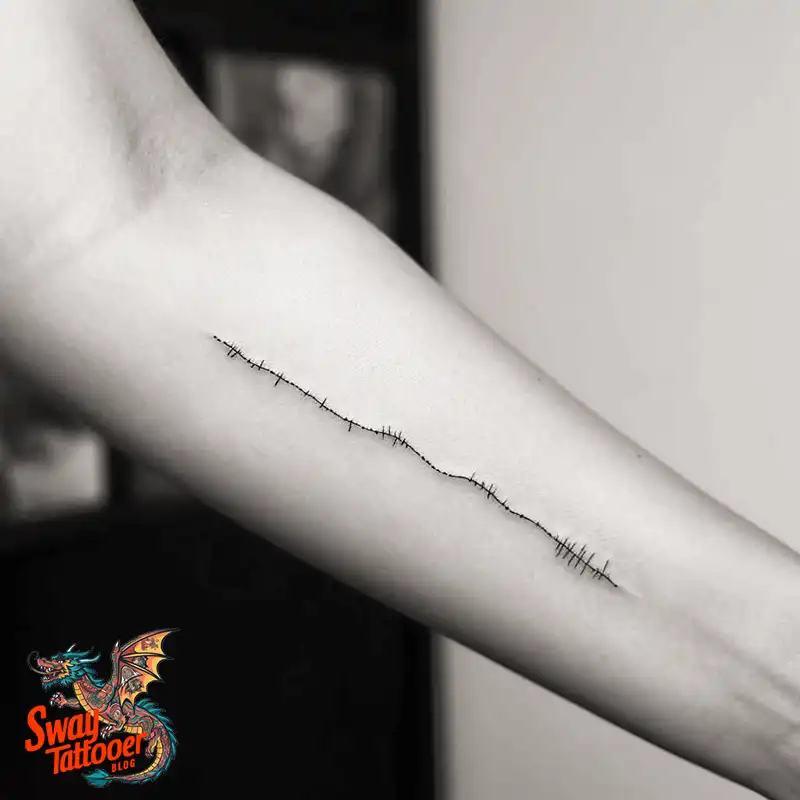 120 Stitches Tattoo Design Ideas: Art of Self-Expression 61 stitches tattoo