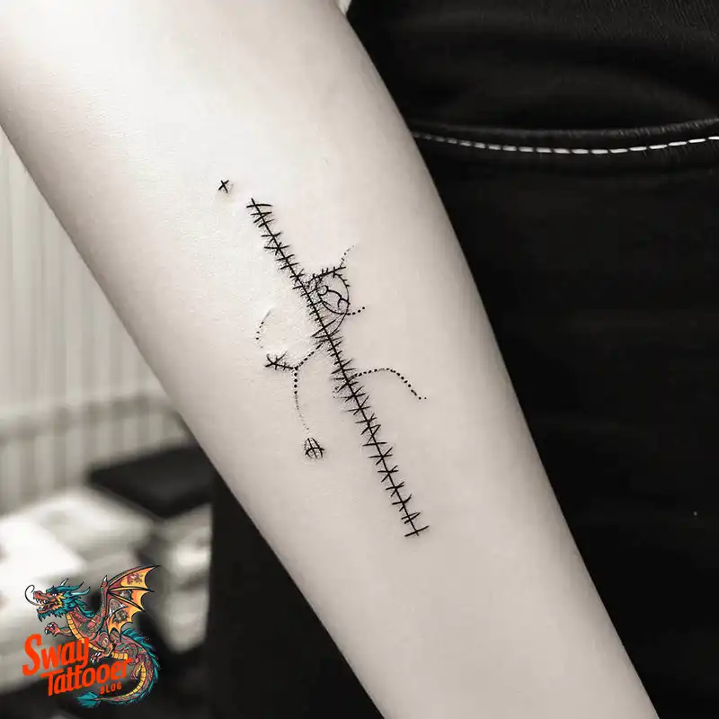 120 Stitches Tattoo Design Ideas: Art of Self-Expression 59 stitches tattoo