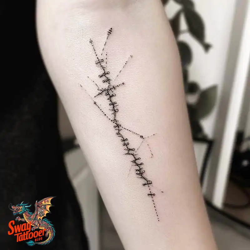120 Stitches Tattoo Design Ideas: Art of Self-Expression 104 stitches tattoo