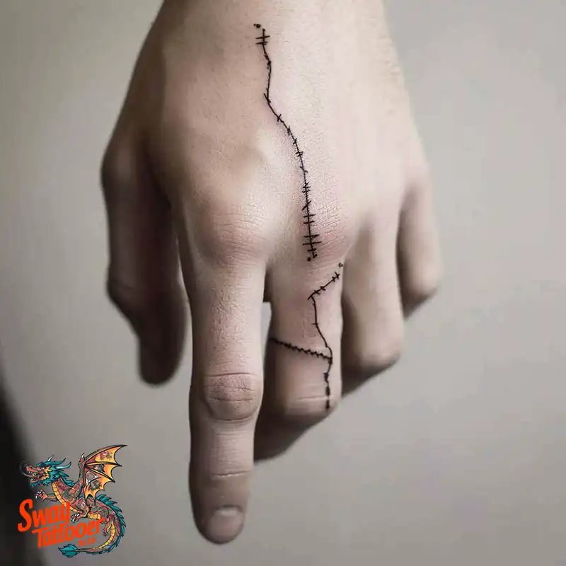 120 Stitches Tattoo Design Ideas: Art of Self-Expression 43 stitches tattoo