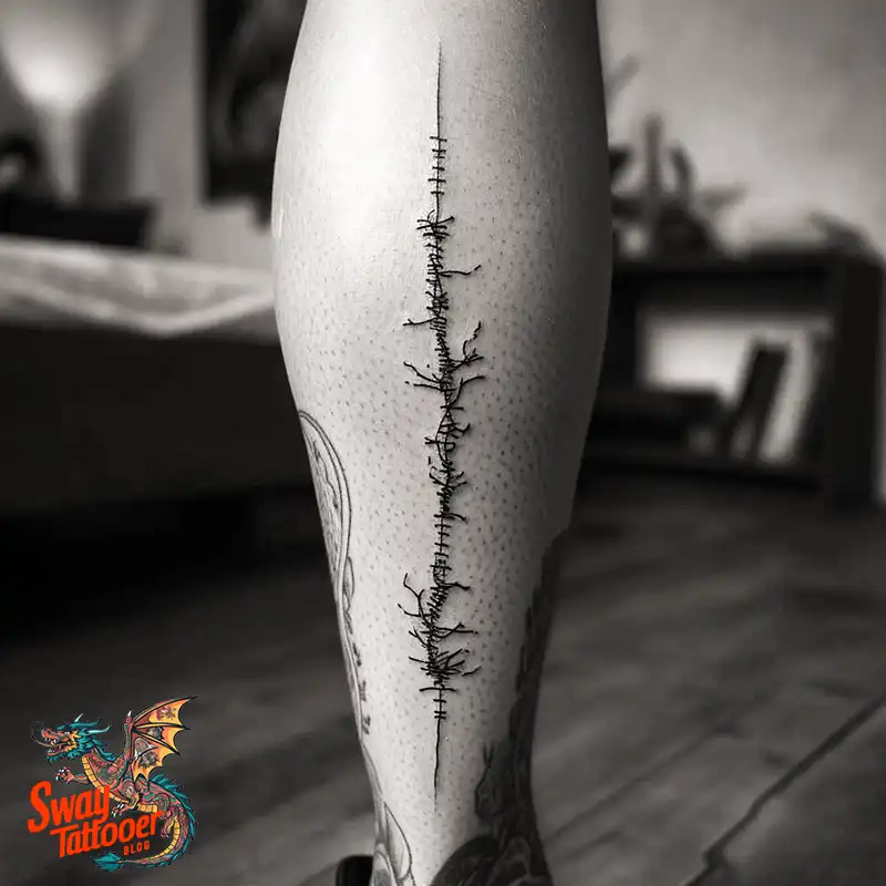 120 Stitches Tattoo Design Ideas: Art of Self-Expression 42 stitches tattoo