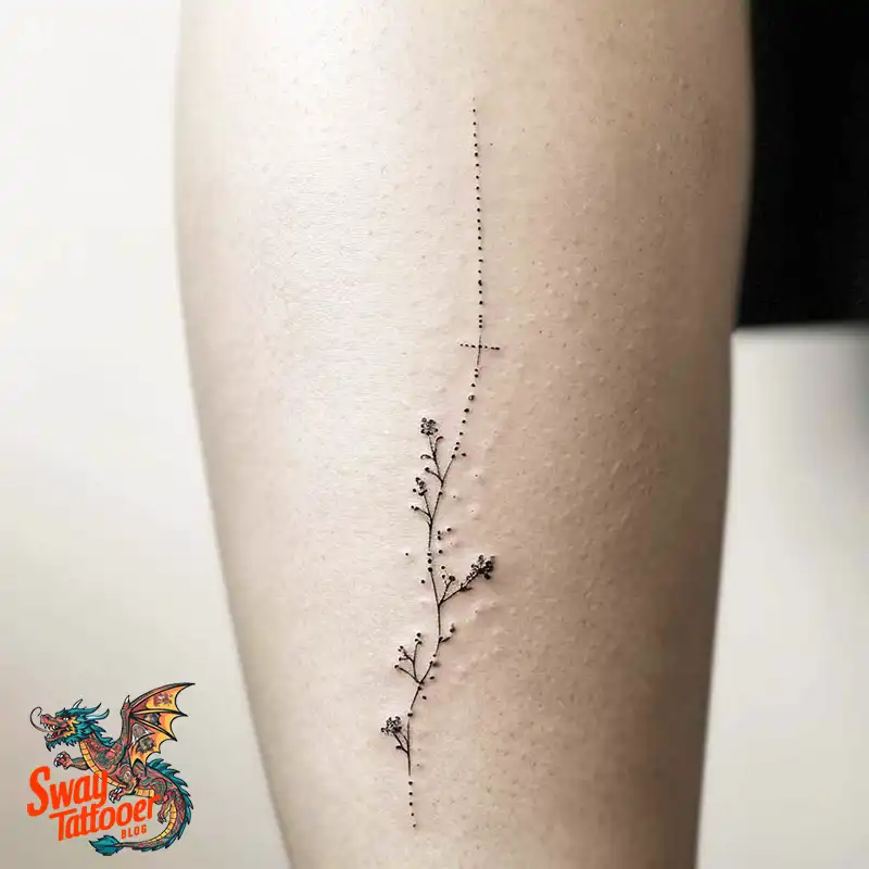 120 Stitches Tattoo Design Ideas: Art of Self-Expression 40 stitches tattoo
