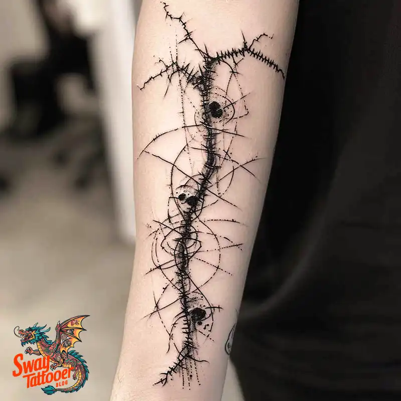 120 Stitches Tattoo Design Ideas: Art of Self-Expression 105 stitches tattoo