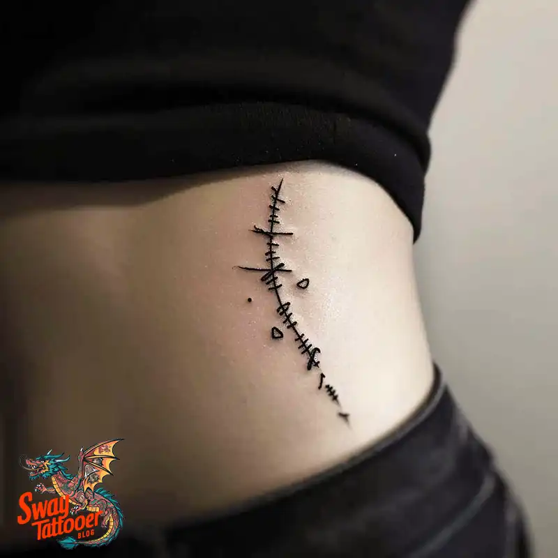 120 Stitches Tattoo Design Ideas: Art of Self-Expression 34 stitches tattoo