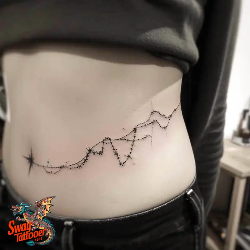 120 Stitches Tattoo Design Ideas: Art of Self-Expression 30 stitches tattoo
