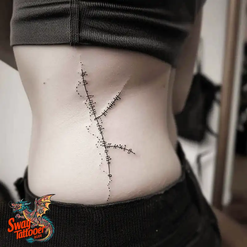 120 Stitches Tattoo Design Ideas: Art of Self-Expression 28 stitches tattoo
