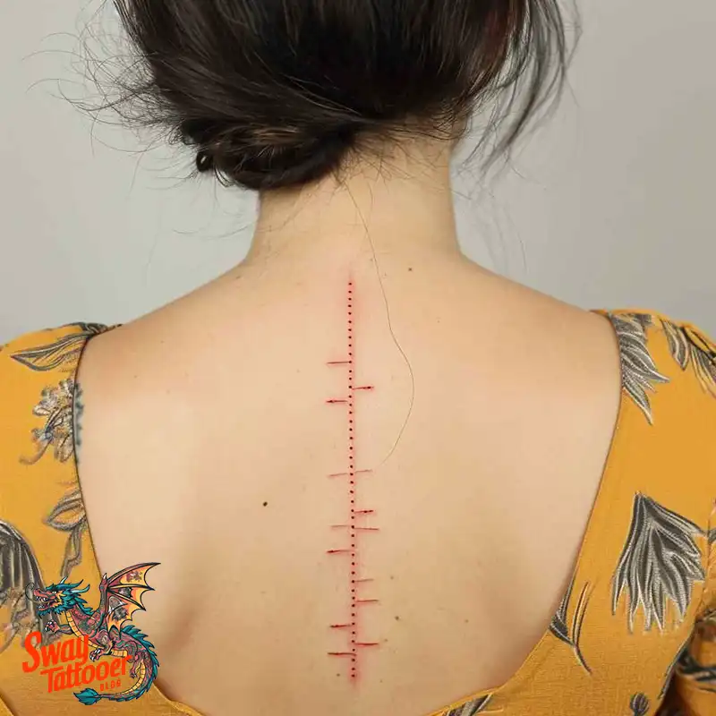120 Stitches Tattoo Design Ideas: Art of Self-Expression 19 stitches tattoo