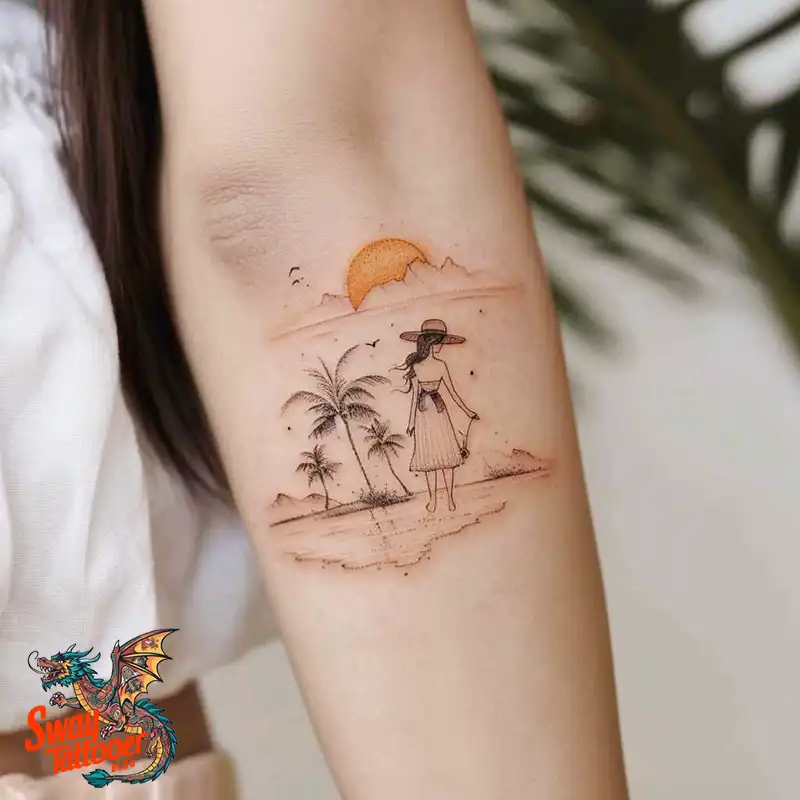 150 Summer Tattoo Design Ideas: Flaunt Your Ink in the Sun 122 summer tattoo