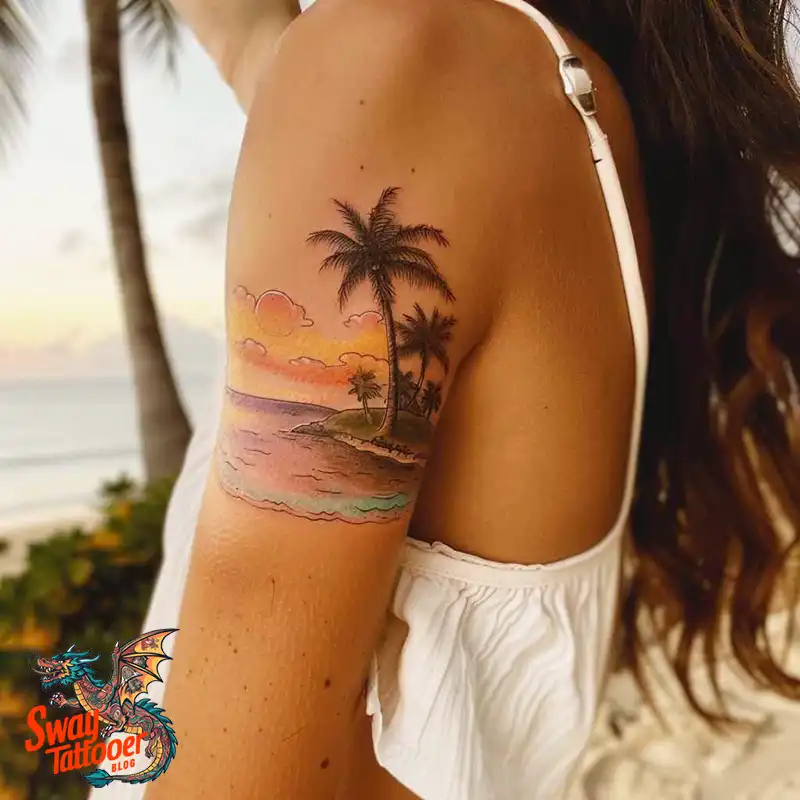 150 Summer Tattoo Design Ideas: Flaunt Your Ink in the Sun 74 summer tattoo