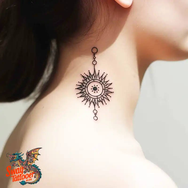 55 Sun Tattoo Design Ideas: Radiate Your Personality 54 sun tattoo