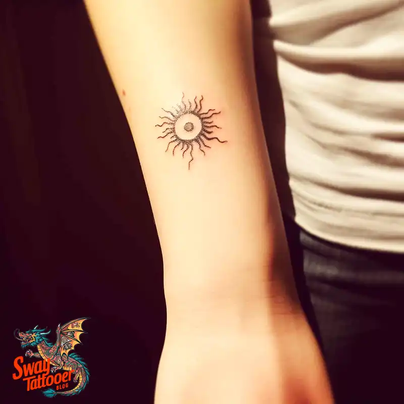 55 Sun Tattoo Design Ideas: Radiate Your Personality 30 sun tattoo