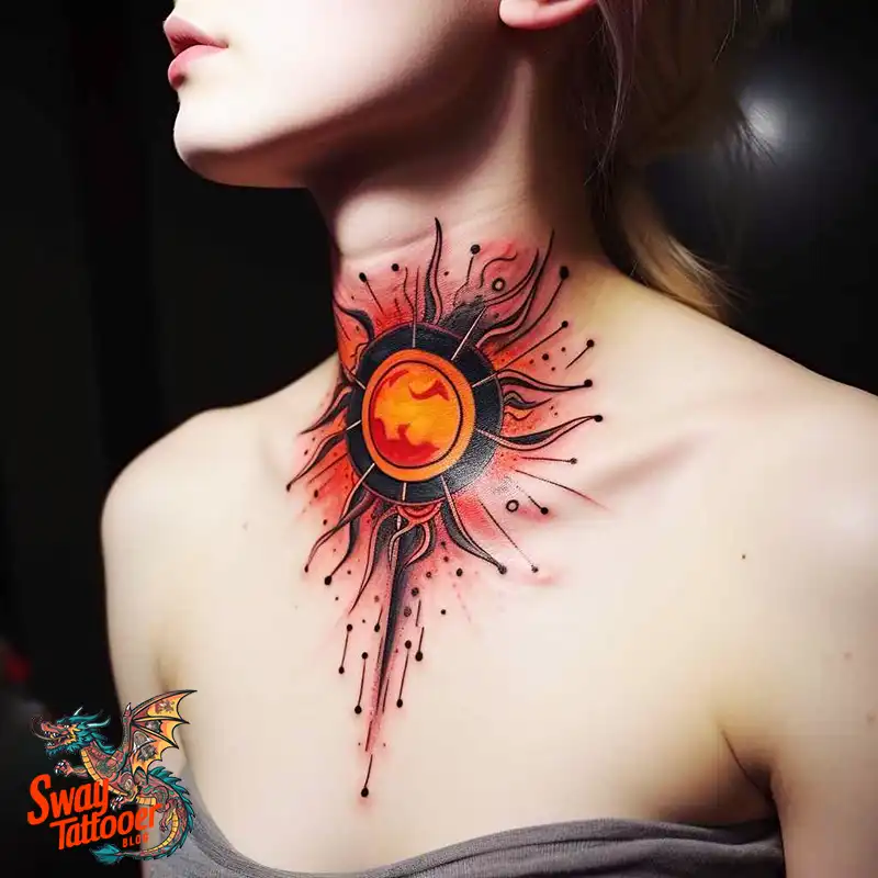 55 Sun Tattoo Design Ideas: Radiate Your Personality 22 sun tattoo