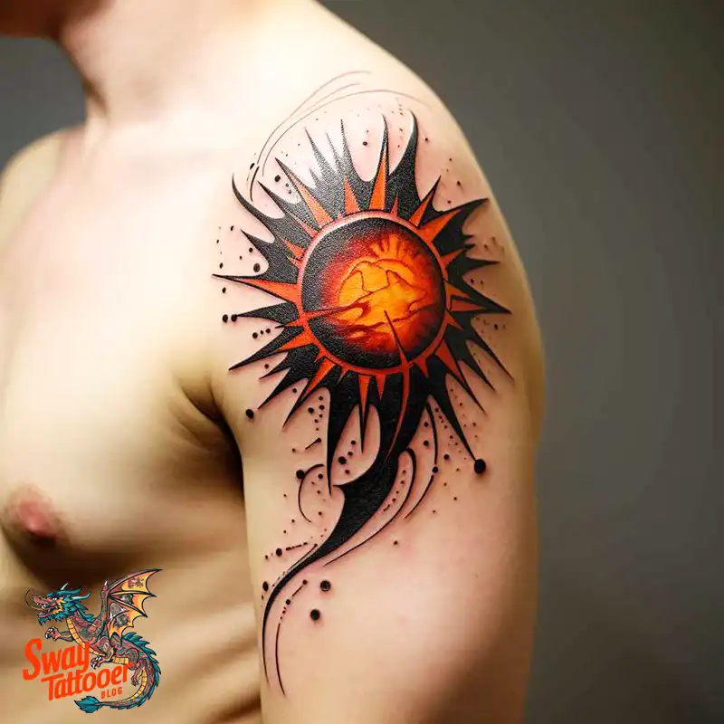 55 Sun Tattoo Design Ideas: Radiate Your Personality 24 sun tattoo