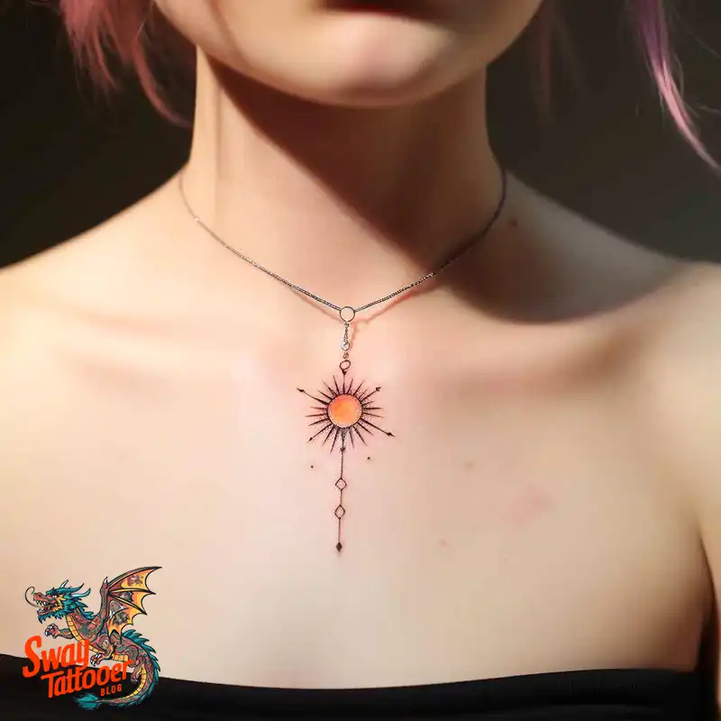 55 Sun Tattoo Design Ideas: Radiate Your Personality 7 sun tattoo