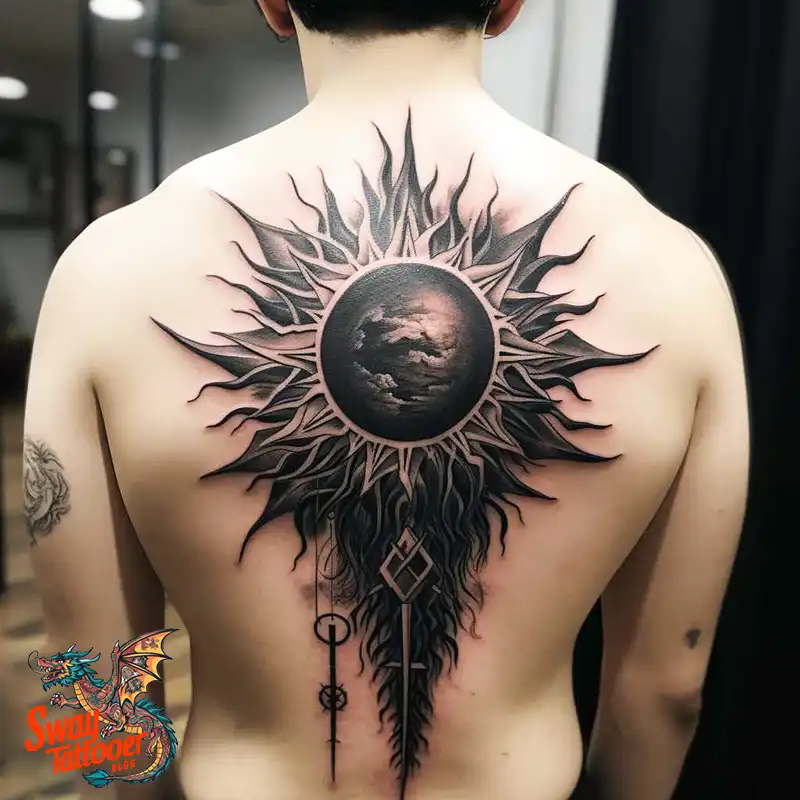 55 Sun Tattoo Design Ideas: Radiate Your Personality 51 sun tattoo