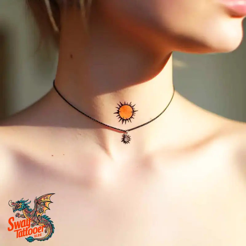 55 Sun Tattoo Design Ideas: Radiate Your Personality 5 sun tattoo