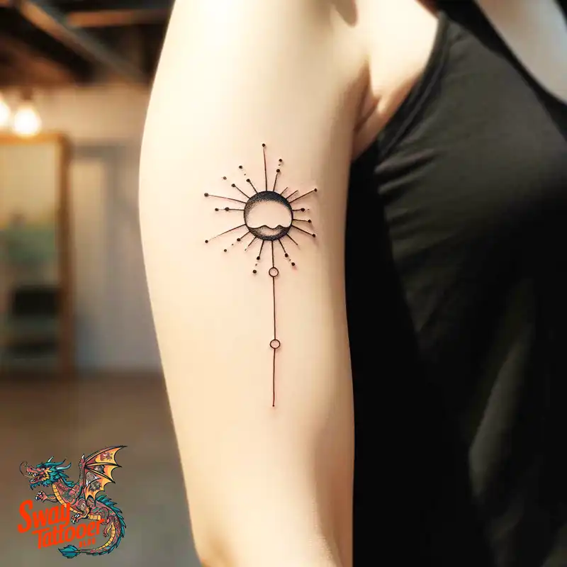 55 Sun Tattoo Design Ideas: Radiate Your Personality 49 sun tattoo