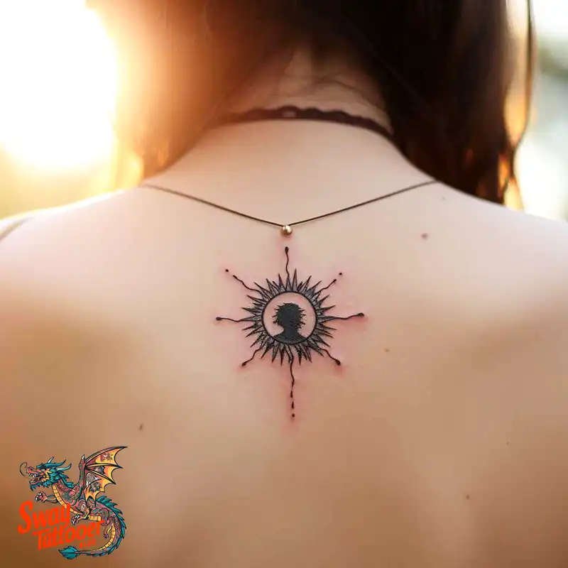 55 Sun Tattoo Design Ideas: Radiate Your Personality 48 sun tattoo