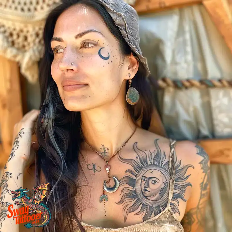 120 Sun and Moon Tattoo Design Ideas: Beauty and Symbolism 13 sun and moon tattoo