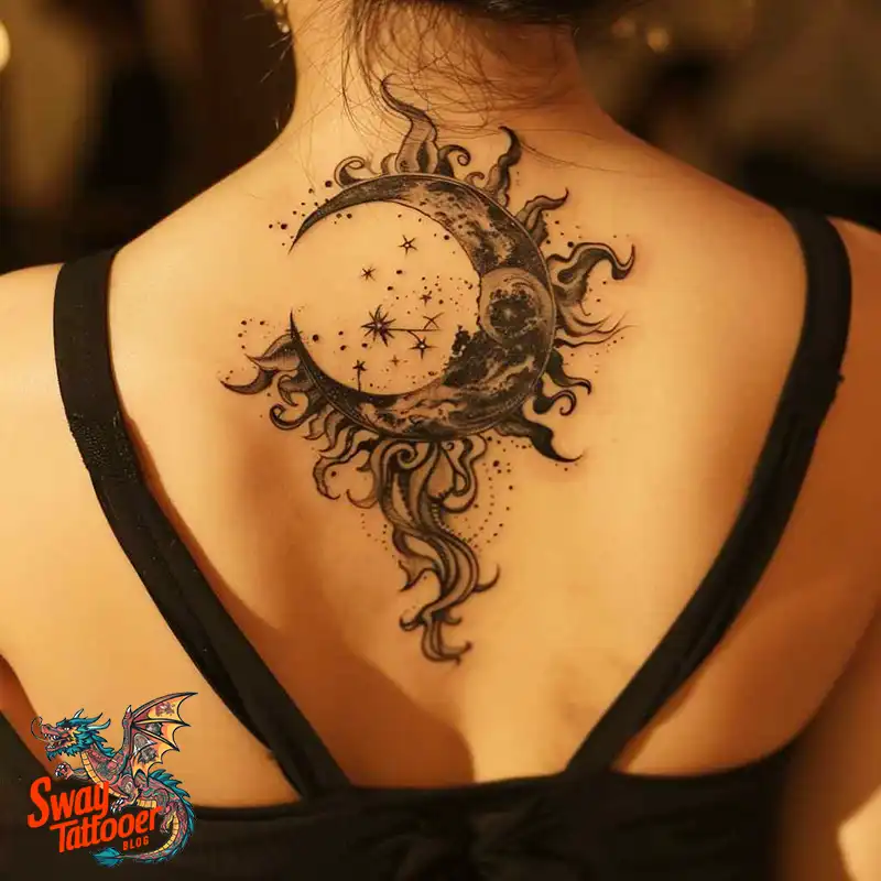 120 Sun and Moon Tattoo Design Ideas: Beauty and Symbolism 108 sun and moon tattoo