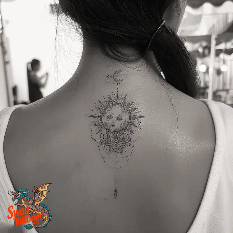 120 Sun and Moon Tattoo Design Ideas: Beauty and Symbolism 107 sun and moon tattoo