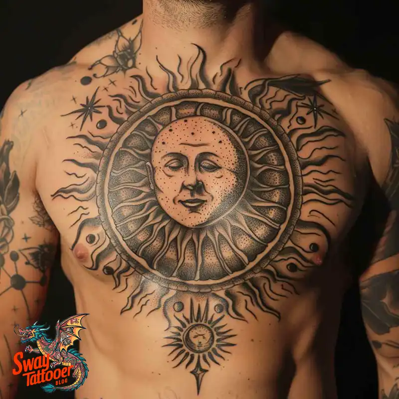120 Sun and Moon Tattoo Design Ideas: Beauty and Symbolism 104 sun and moon tattoo