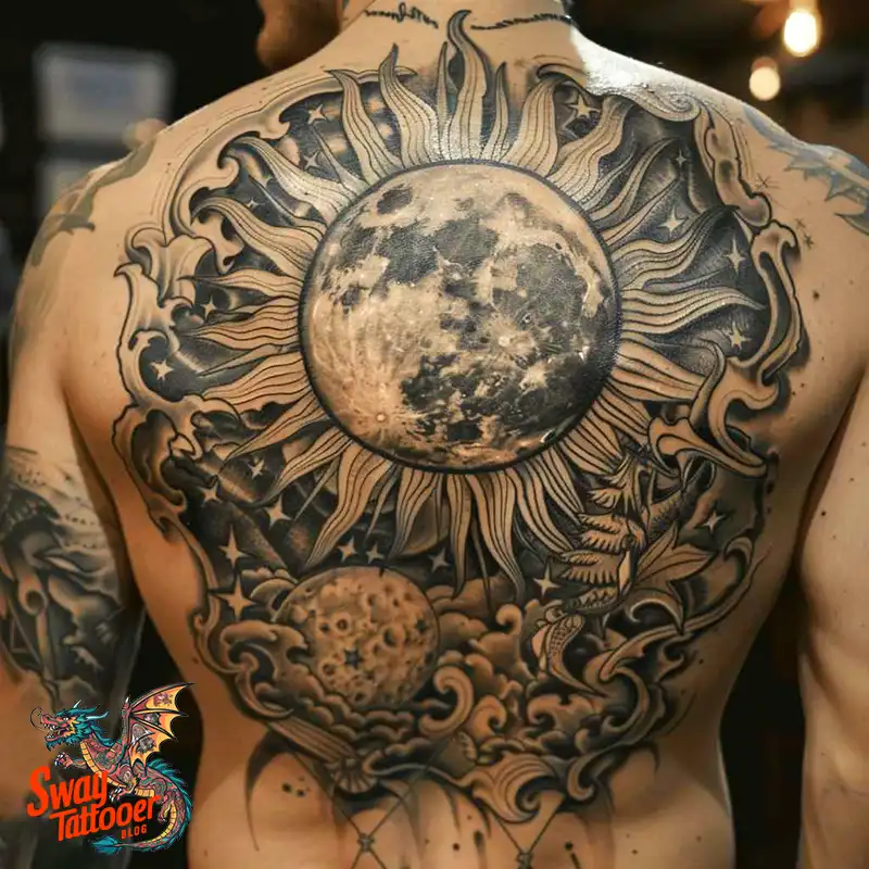 120 Sun and Moon Tattoo Design Ideas: Beauty and Symbolism 102 sun and moon tattoo
