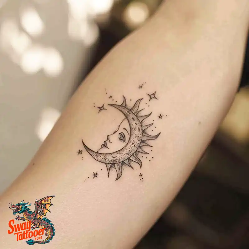 120 Sun and Moon Tattoo Design Ideas: Beauty and Symbolism 100 sun and moon tattoo