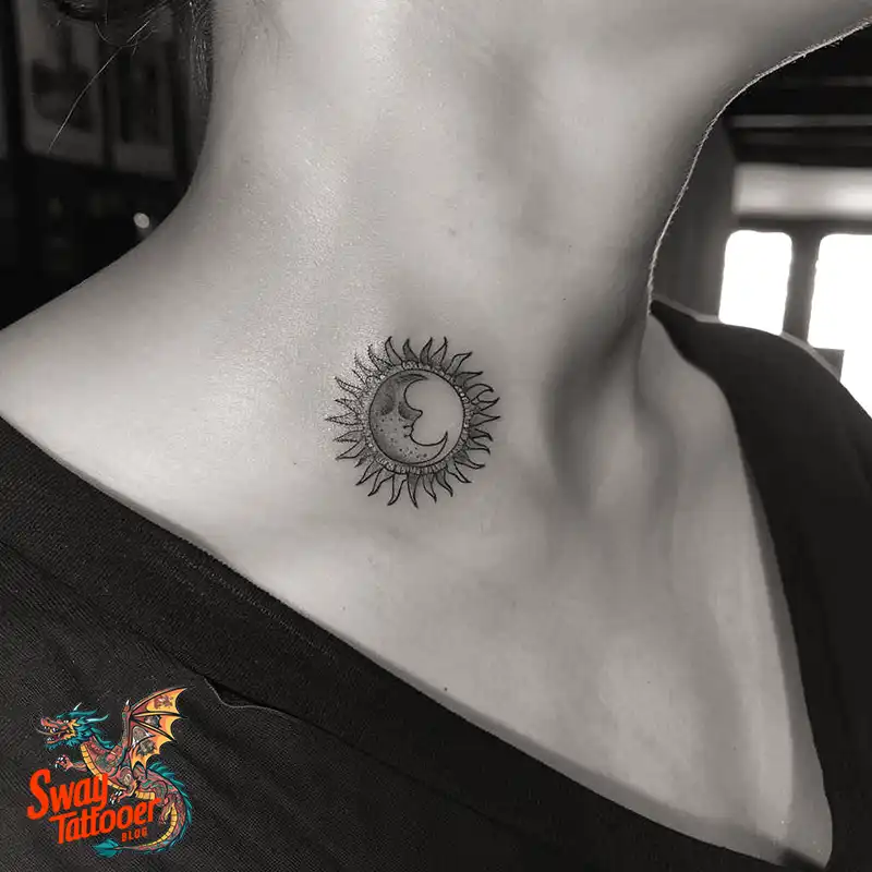 120 Sun and Moon Tattoo Design Ideas: Beauty and Symbolism 82 sun and moon tattoo