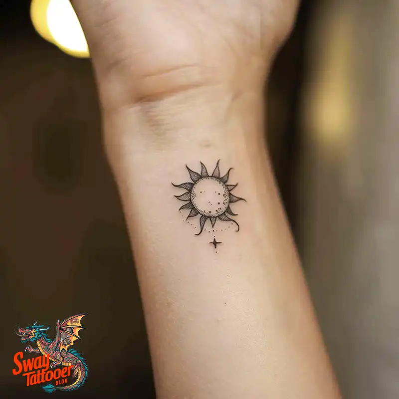 120 Sun and Moon Tattoo Design Ideas: Beauty and Symbolism 73 sun and moon tattoo