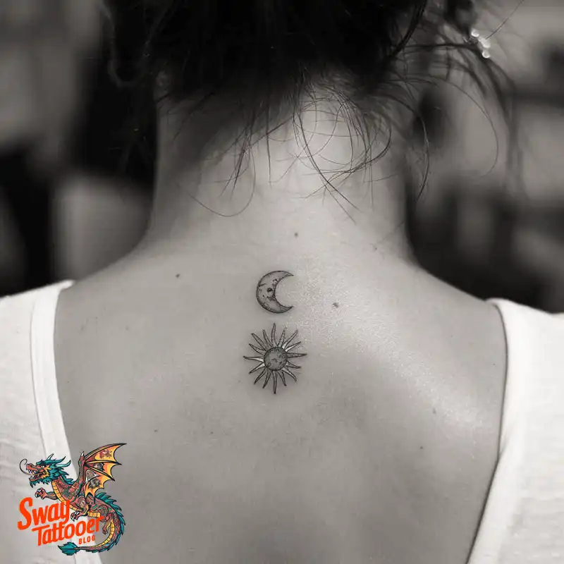 120 Sun and Moon Tattoo Design Ideas: Beauty and Symbolism 69 sun and moon tattoo
