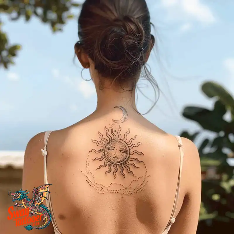 120 Sun and Moon Tattoo Design Ideas: Beauty and Symbolism 40 sun and moon tattoo