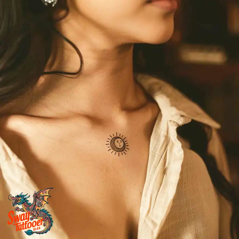 120 Sun and Moon Tattoo Design Ideas: Beauty and Symbolism 30 sun and moon tattoo