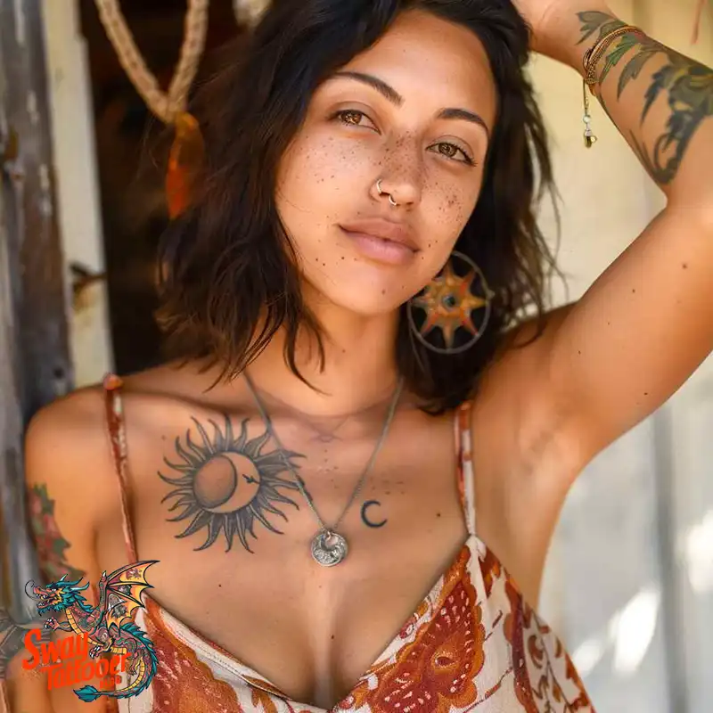 120 Sun and Moon Tattoo Design Ideas: Beauty and Symbolism 20 sun and moon tattoo