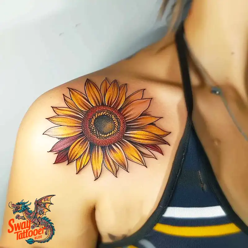 100 Sunflower Tattoo Design Ideas to Brighten Your Skin 81 sunflower tattoo