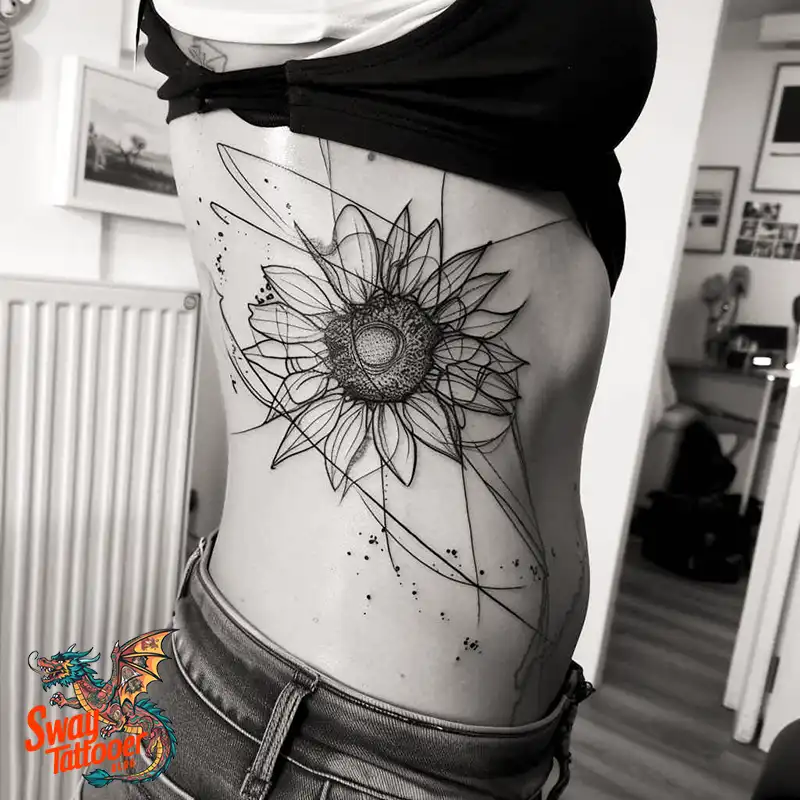100 Sunflower Tattoo Design Ideas to Brighten Your Skin 96 sunflower tattoo